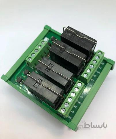 کارت رله ۴ کانال ۱۲ آمپری