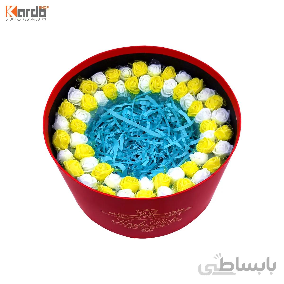 جعبه هدیه طرح دایره تزئین شده کد k1174