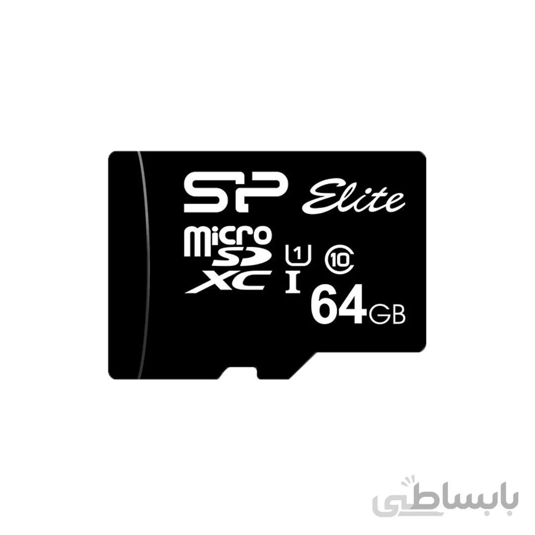 کارت حافظه سیلیکون پاور micro SDXC Elite U1 ظرفیت 64 گیگابایت