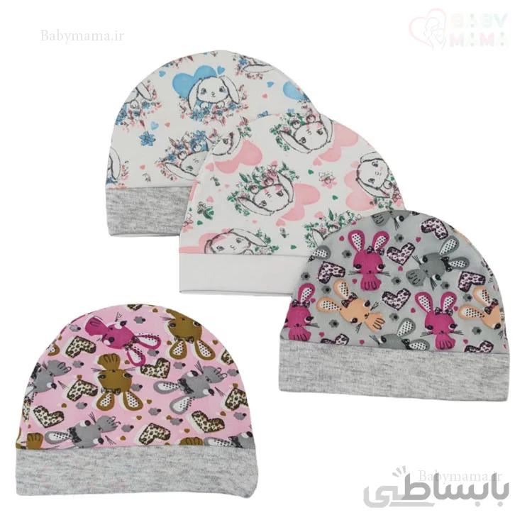 کلاه گرد چاپی خرگوش