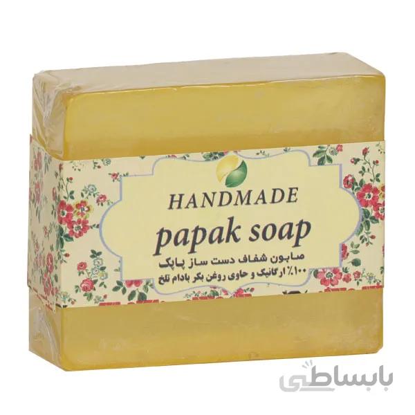 صابون گلیسیرینه روغن بکر بادام تلخ