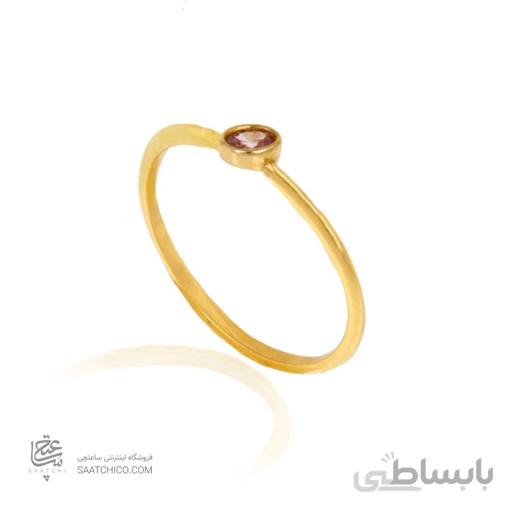 انگشتر طلا زنانه با نگین کد CR426