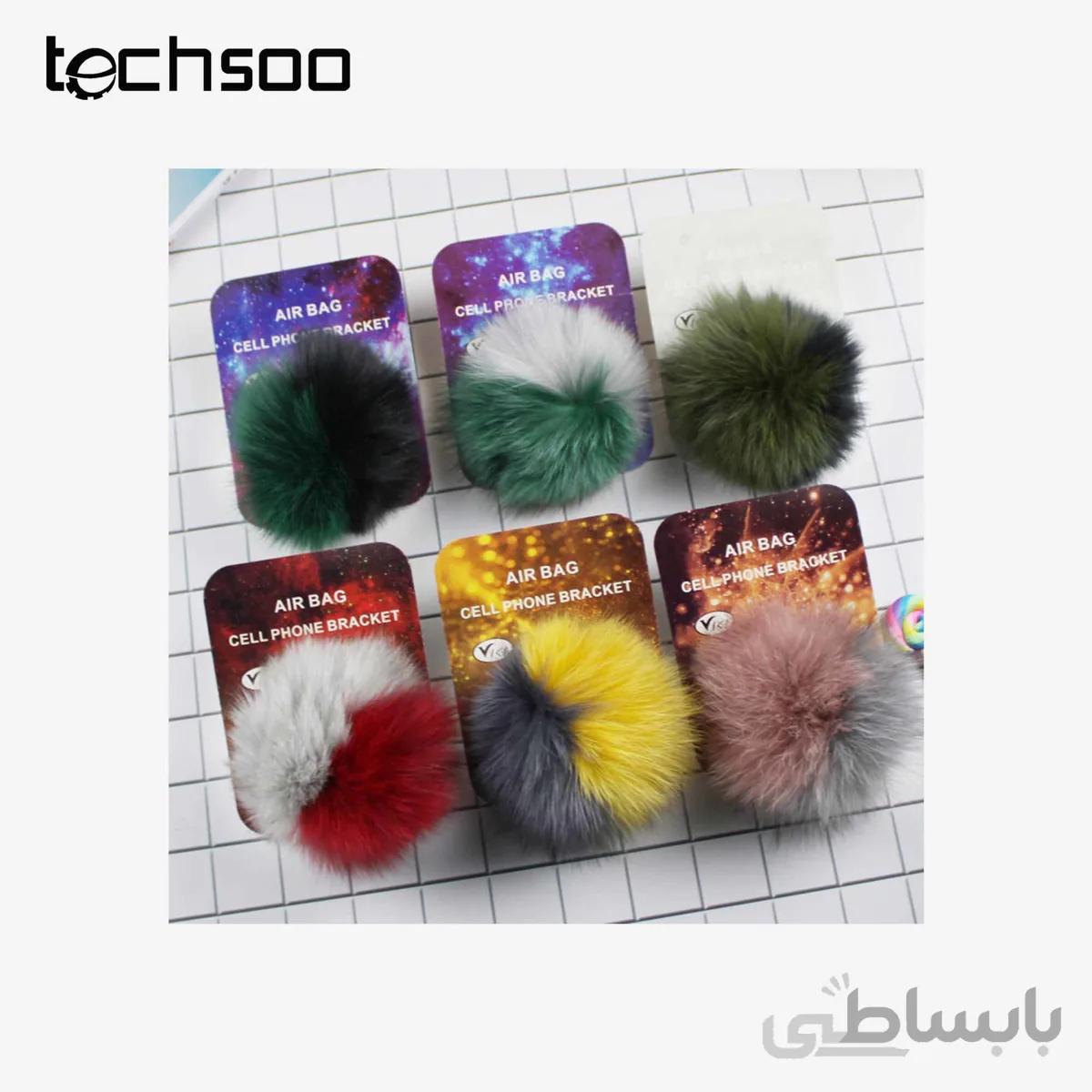 پاپ سوکت فانتزی خزدار دورنگ
