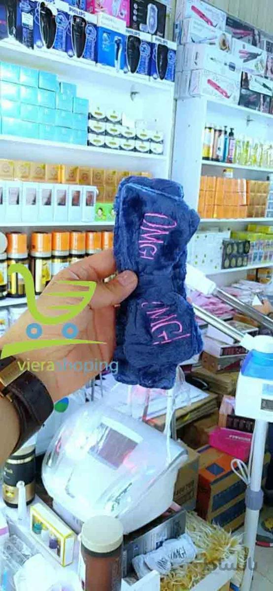 هدبند حوله ای کشی طرح OMG