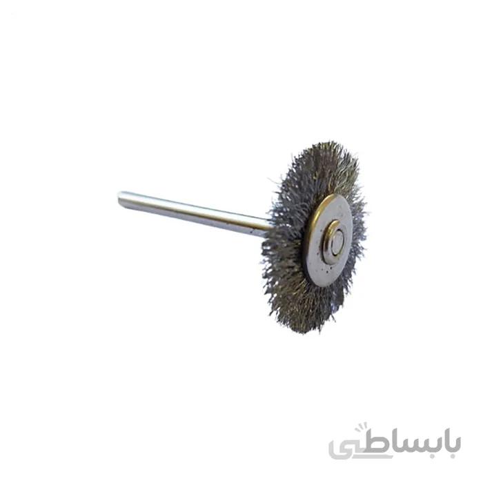 فرچه سیمی تخت انگشتی زبر قطر 25 میلیمتر