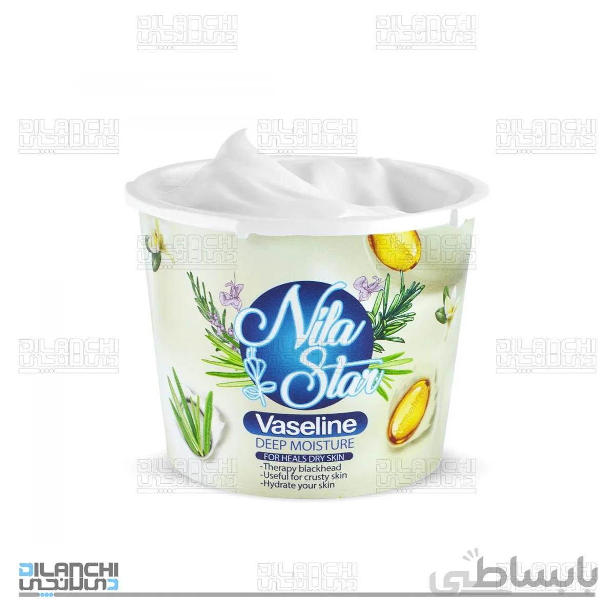 کرم مرطوب کننده وازلین حاوی رزماری نیلا استار