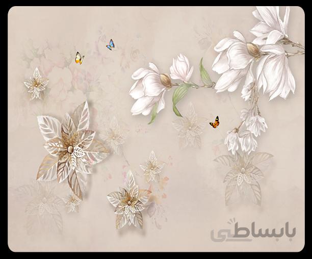 پوستر گل سه بعدی 006