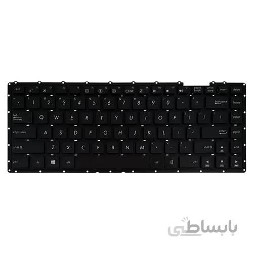 کیبرد لپ تاپ ایسوس X451 مشکی-اینترکوچک بدون فریم ا Keyboard Laptop Asus X451