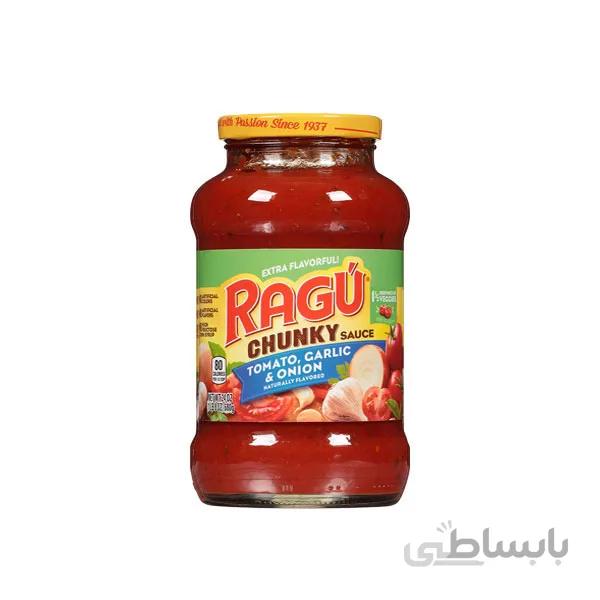 سس RAGU گوجه فرنگی،سیر و پیاز