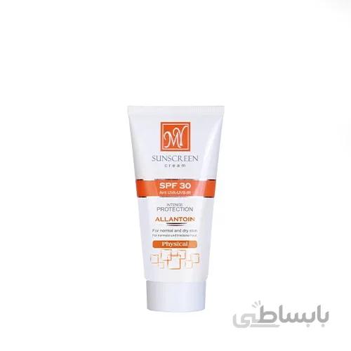 کرم ضد آفتاب فیزیکال SPF 30 مای ۵۰ میل