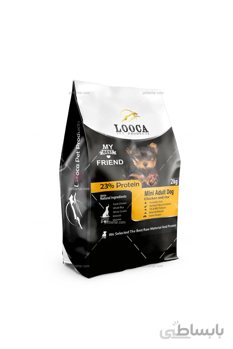 غذای خشک سگ بالغ نژاد کوچک لوکا طعم مرغ ۱۵ کیلویی | Looca Mini Adult Dog with Chicken and Rice