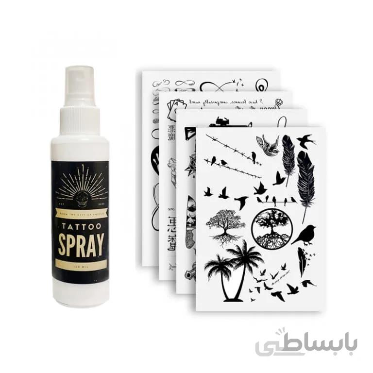 اسپری تتو موقت Tattoo Spray مدل STT127