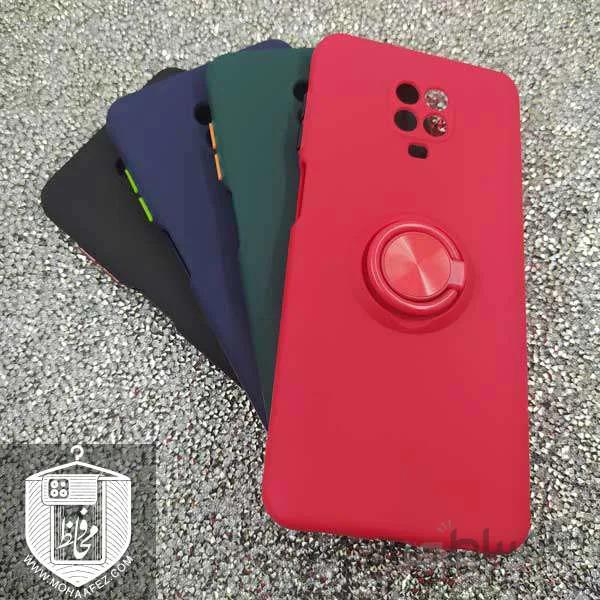 قاب سیلیکونی شیائومی Redmi Note 9s / Note 9 Pro / Note 9 Pro Max هولدر دار کد XM318