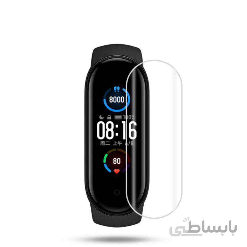 محافظ صفحه نمایش(گلس) مچ‌بند هوشمند amazfit band 5