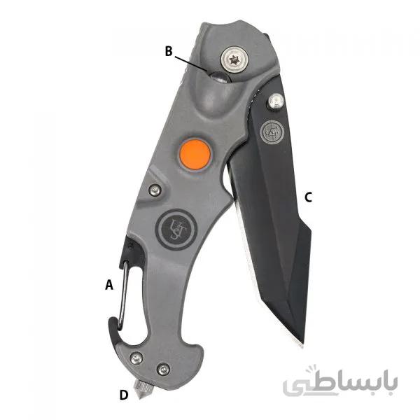 چاقوی طبیعت گردی یو‌اس‌تی FlashBlade Recharge Knife 1.0