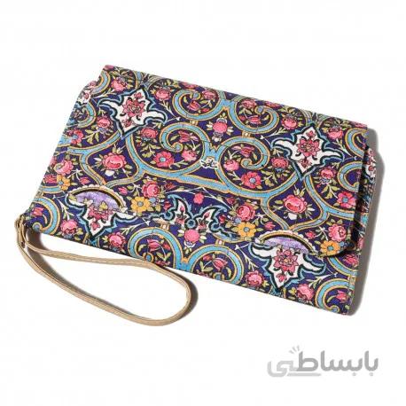 کیف کلاچ درب دار ارغوان