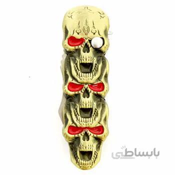 فندک چاقو دار طرح سه جمجمه