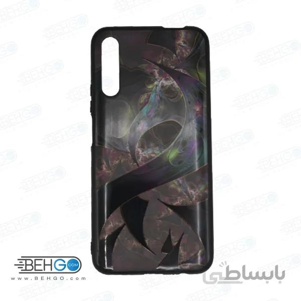 قاب Y9S کاور هواوی Y9S قاب فانتزی گوشی هواوی وای 9 اس با عکس بنفش مشکی طرح 9 محافظ مناسب وای نه اس گوشی موبایل هواوی New Purple Black Phone Case For Huawei Y9S 2019