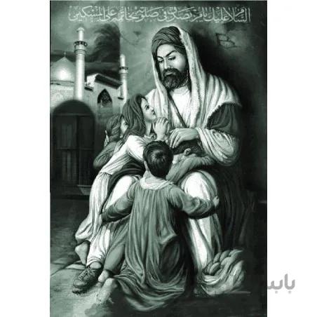 نخ و نقشه تابلو فرش طرح مذهبی کد 144