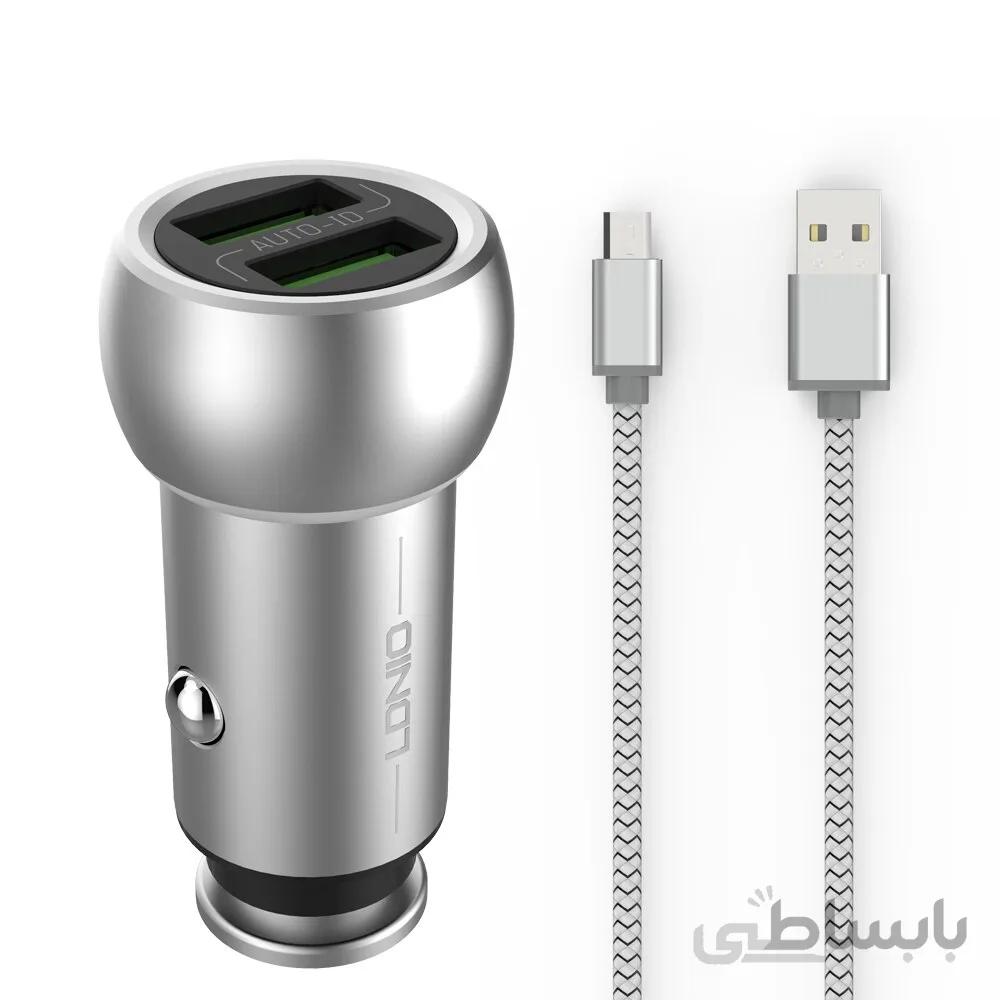 شارژر فندکی الدینیو Car Charger Ldnio C401