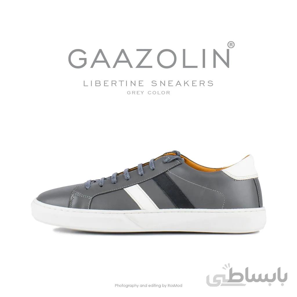 کتانی لیبرتین گازولین طوسی – GAAZOLIN Libertine Sneakers Grey Color