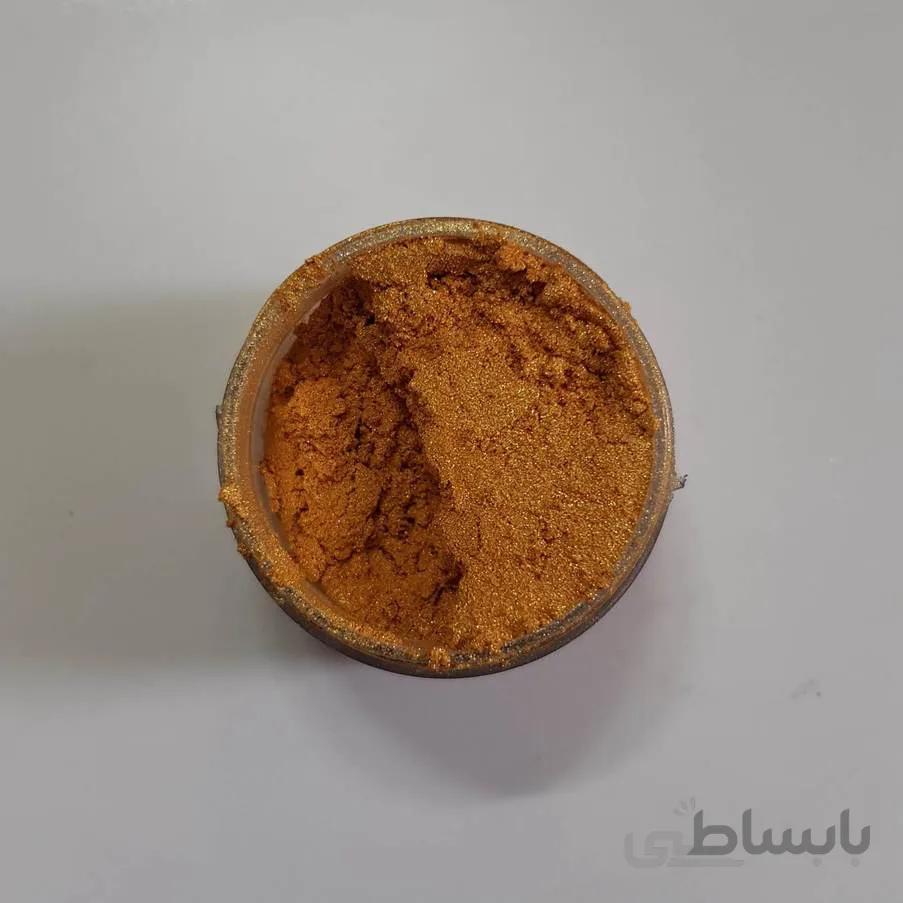 رنگ پودری صدفی طلایی
