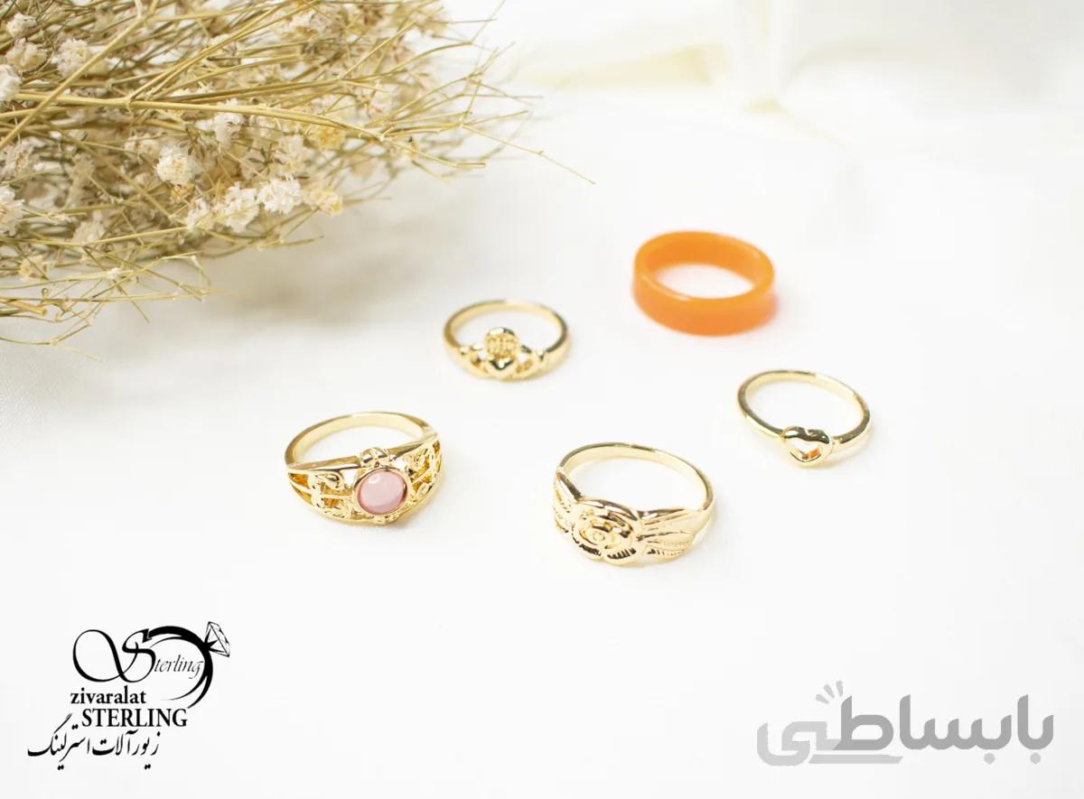 پک انگشتر زنانه کد 5602