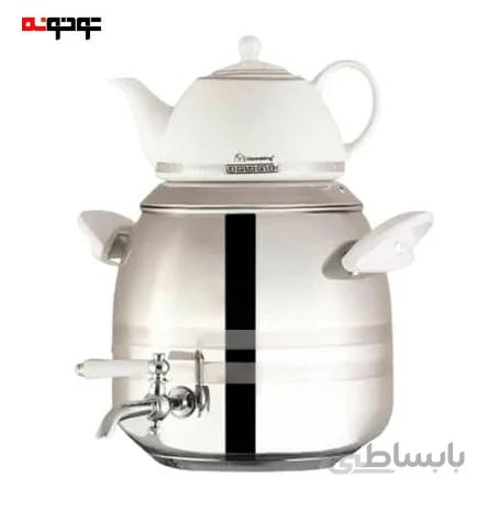 کتری قوری استیل شیر دار هوم کینگ