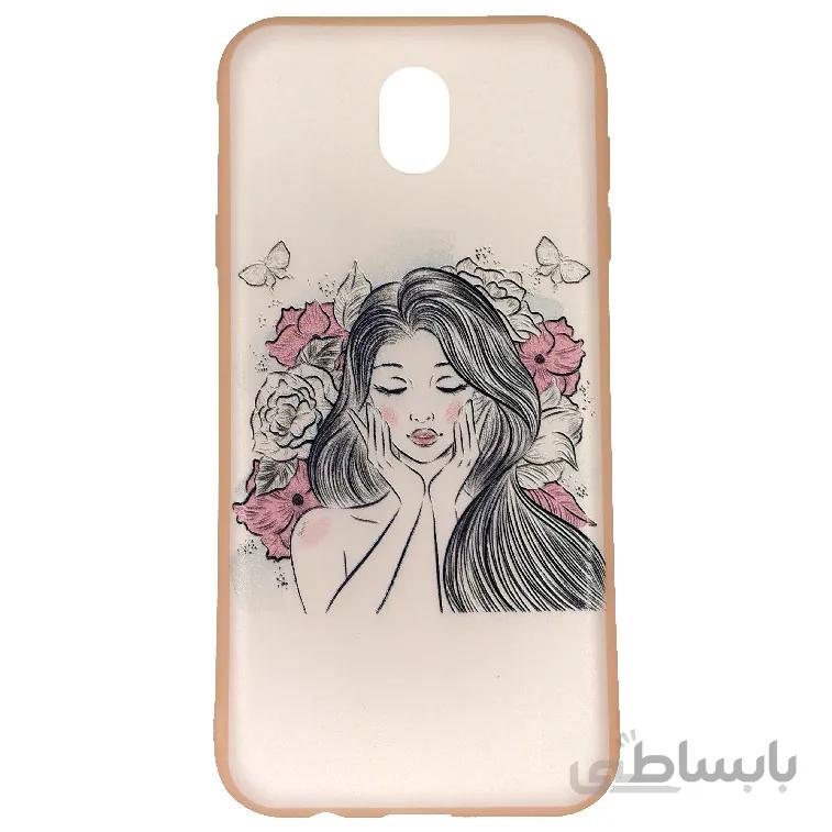 کاور گوشی سامسونگ j7 pro طرح بیوتی گرل برند vip design