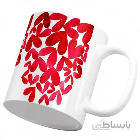 ماگ سرامیکی قلب