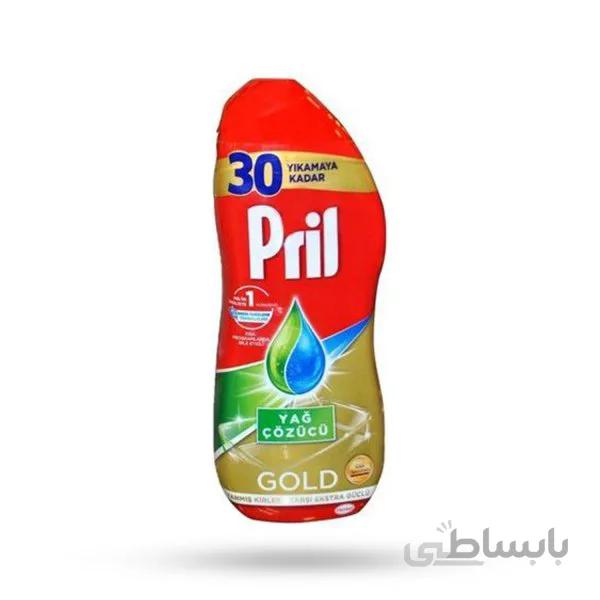 ژل ماشین ظرفشویی دوفاز پریل مدل چربی زدا 540 میل