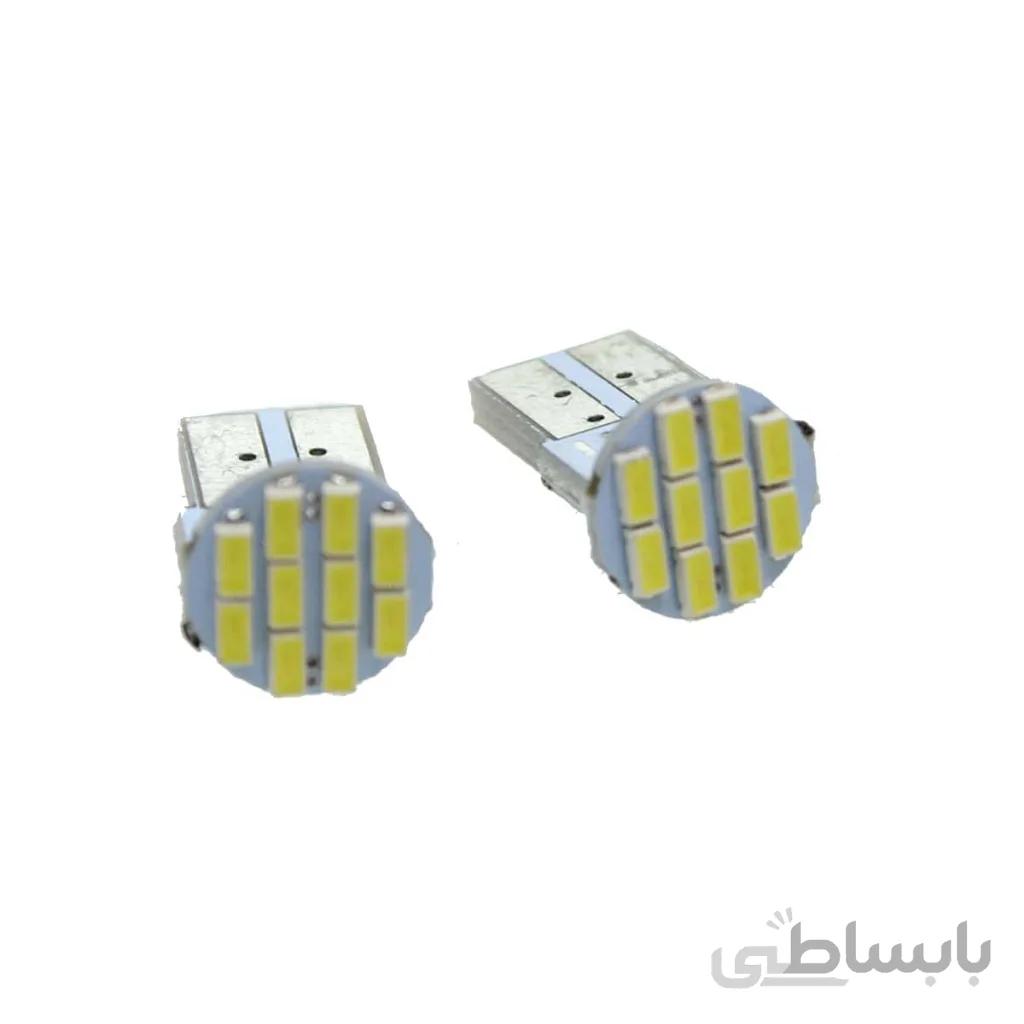 لامپ SMD چراغ پلاک سفید (جفت)