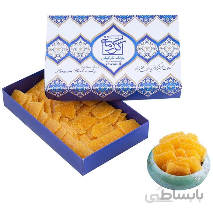پولکی نارگیلی کرمانی 450 گرمی کد P-11