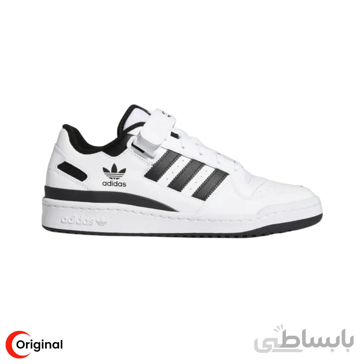 کتونی زنانه آدیداس فروم Adidas Forum Low White And Black