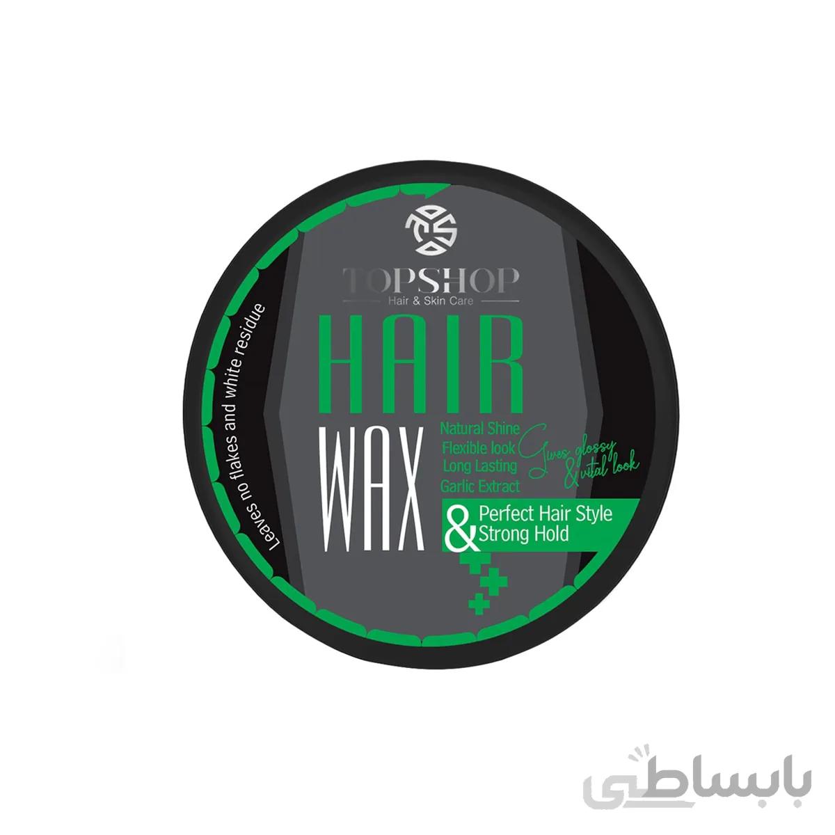 واکس مو تاپ شاپ مدل Natural shine حجم 200 میلی لیتر