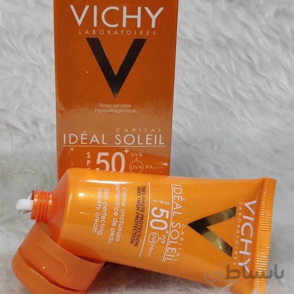 فلوئید ضد آفتاب ویشی سری Ideal Soleil مدل Dry Touch حجم ۵۰ میلی لیتر Vichy Dry Touch Ideal Soleil spf50 Sunscreen Fluid 50