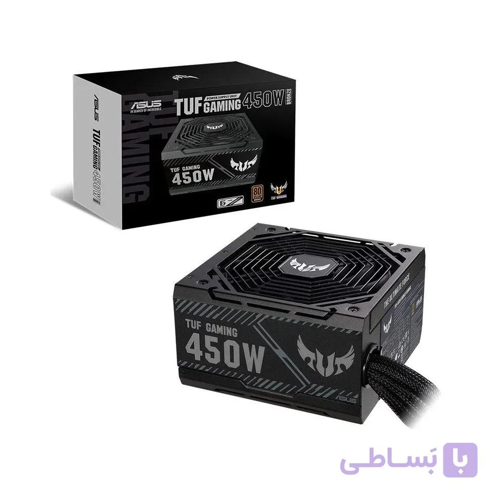 منبع تغذیه کامپیوتر ایسوس مدل 450 وات TUF GAMING 450B