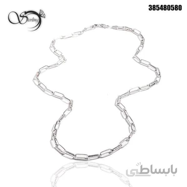 زنجیر نقره آروین عیار ۹۲۵ و ساخت ایتالیا