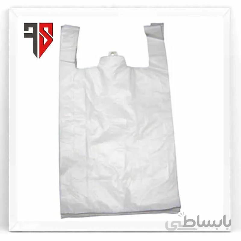 کیسه نایلکس دسته دار شیری 55×45