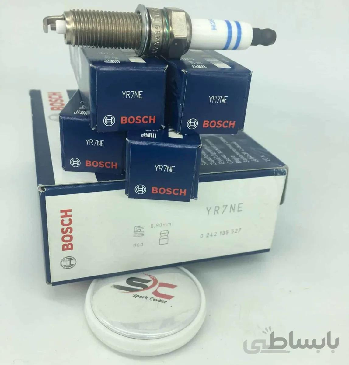 شمع بوش پایه بلند باریک یورو4 BOSCH YR7NE