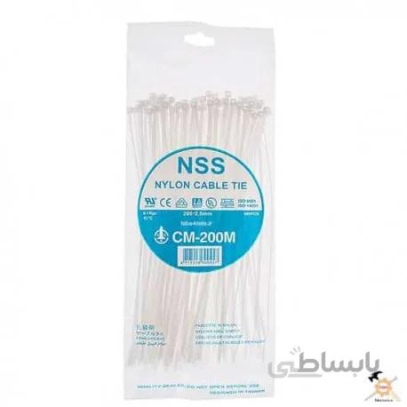 بست کمربندی پلاستیکی 20 سانت 100 عددی ان اس اس NSS