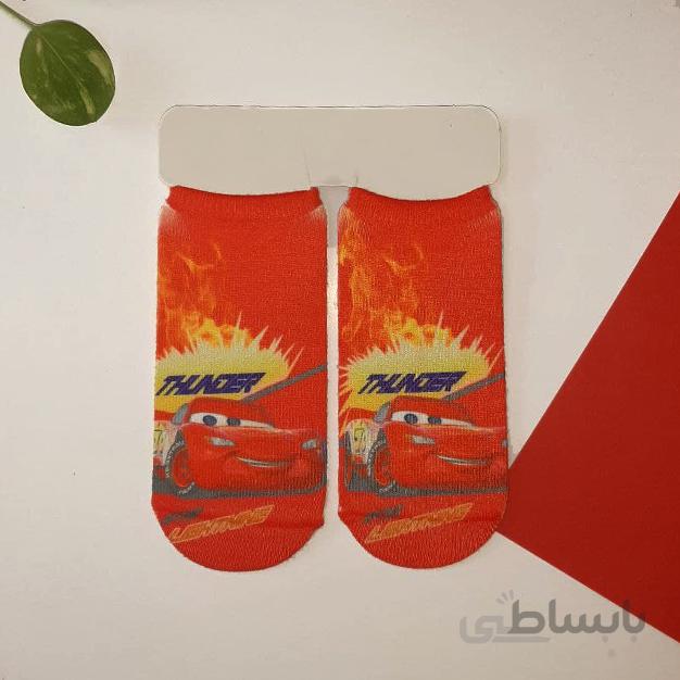 جوراب کودک مدل ماشین ها