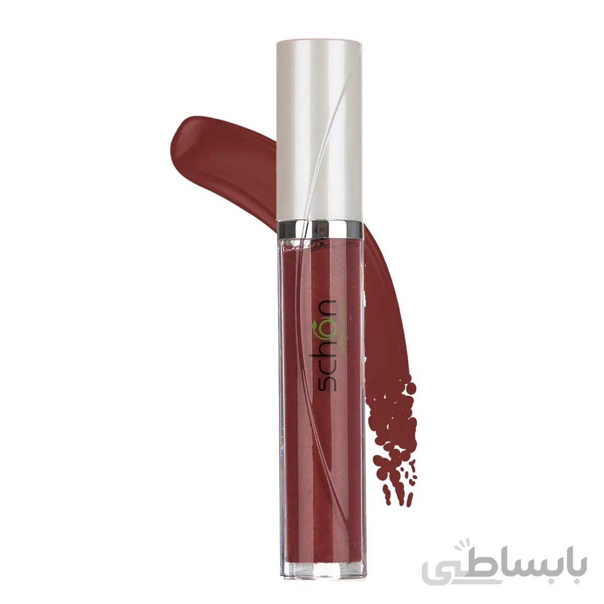 رژ لب مایع براق شون سری Amazing Shiny شماره S42 حجم 7 میلی لیتر ا Schon Amazing Shiny Lipstick No. S41 7ml