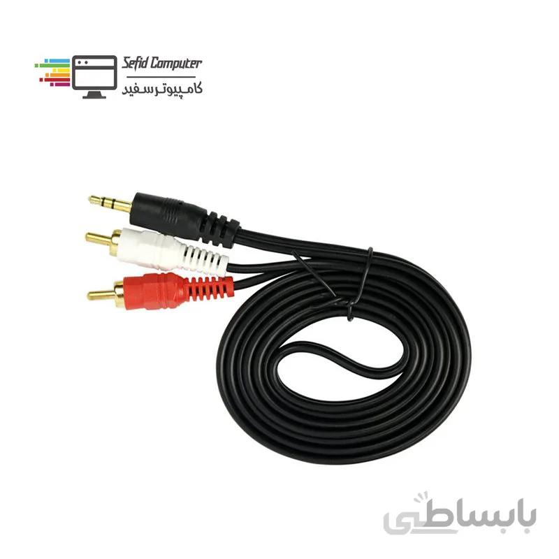 کابل 1 به 2 صدا ام دبلیو نت 1/5 متری ا MW-Net Audio Cable 1*2 1/5m