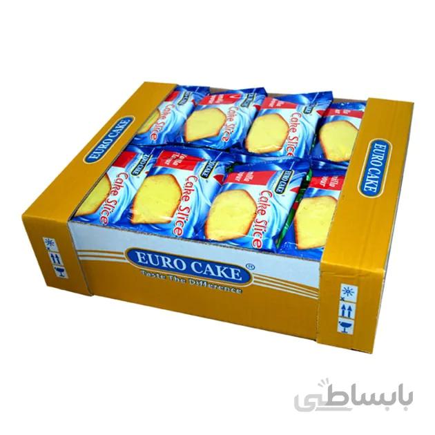 کیک اسلایسی یورو کیک وانیلی 36عددی
