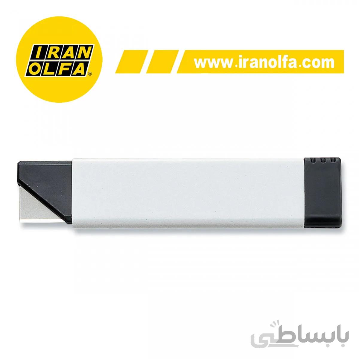 کاتر فلزی قلاف دار جیبی کوچک الفا OLFA ژاپن مدل CTN 1