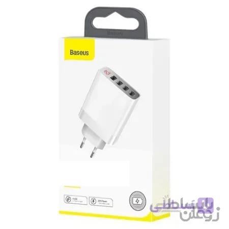 شارژر دیواری بیسوس Baseus Mirror Lake Charger CCJMHB-B01 30W چهار پورت