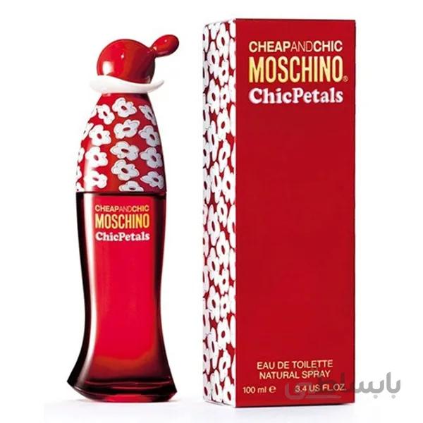 او د تویلت زنانه موسکینو چیپ اند چیک چیک پتالز حجم 100 میلی‌لیتر ا Moschino Cheap & Chic Chic Petals For Women EDT 100ml