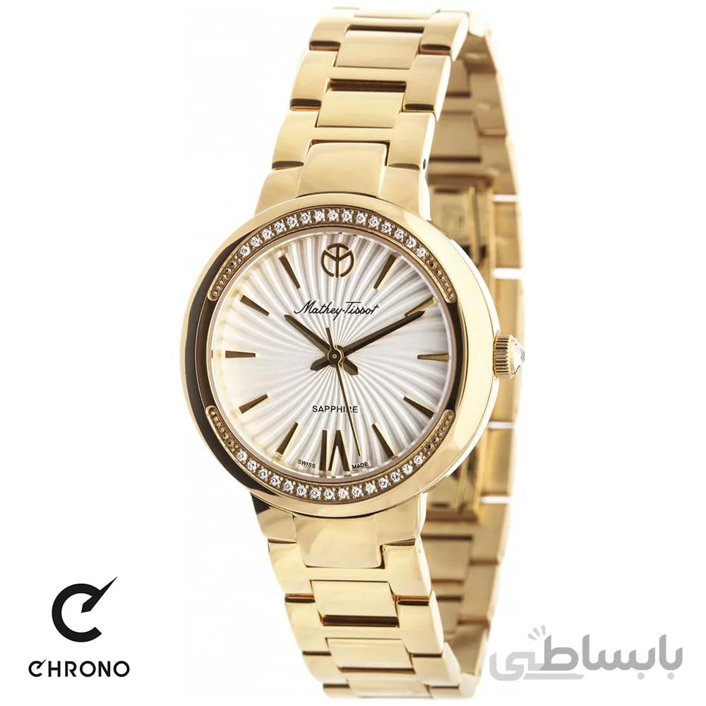 ساعت مچی آنالوگ زنانه متی تیسوت ا mathey tissot | D3082PA