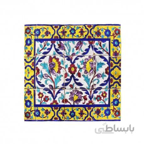 پوشت (دستمال جیب) کاشی آبرنگ